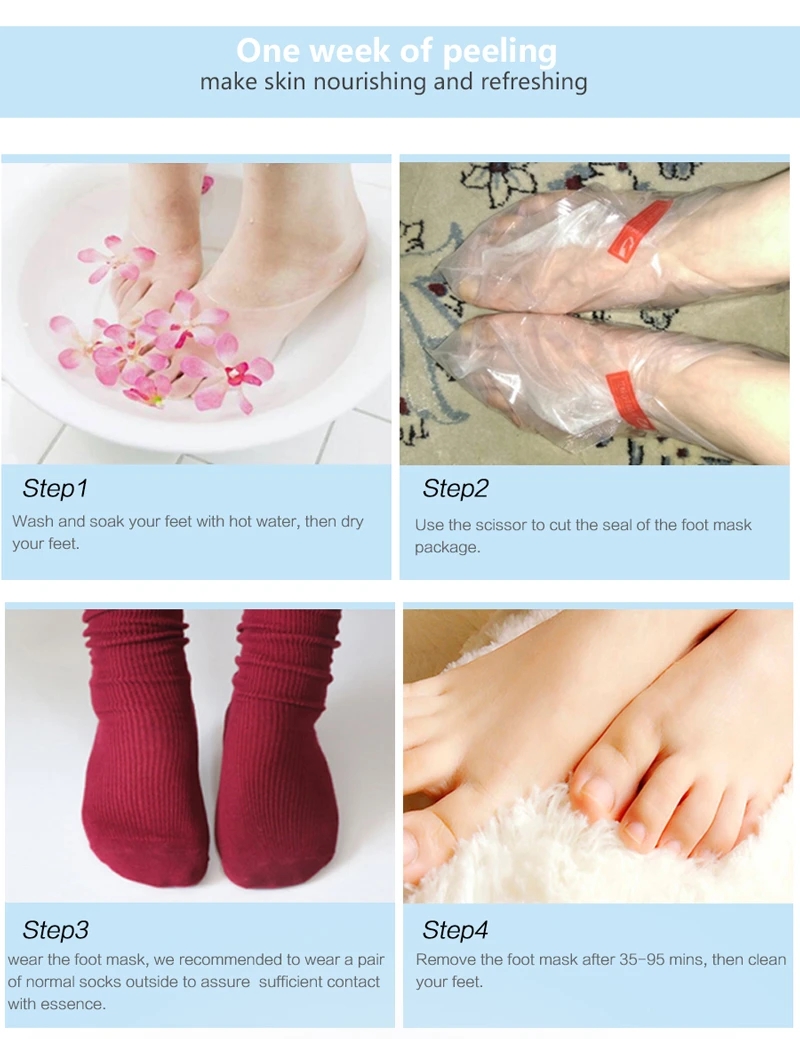 6packs Exfoliating Foot Mask F - Foot Mask Peeling recensie en prijs