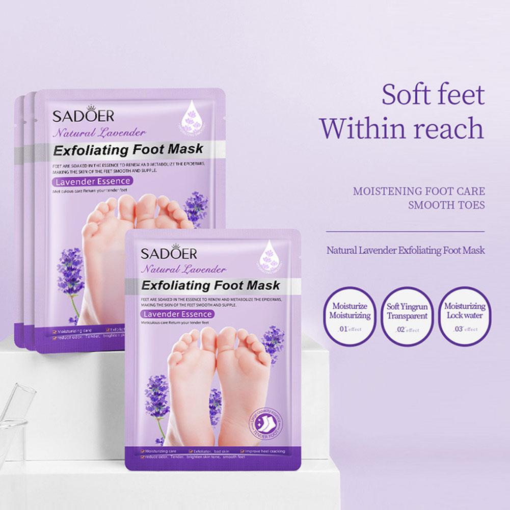 1/5/10pcs SADOER Lavender Foot - Foot Mask Peeling recensie en prijs