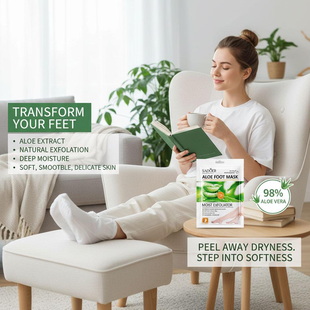 SADOER Aloe Vera Foot Mask Exf - Foot Mask Peeling recensie en prijs