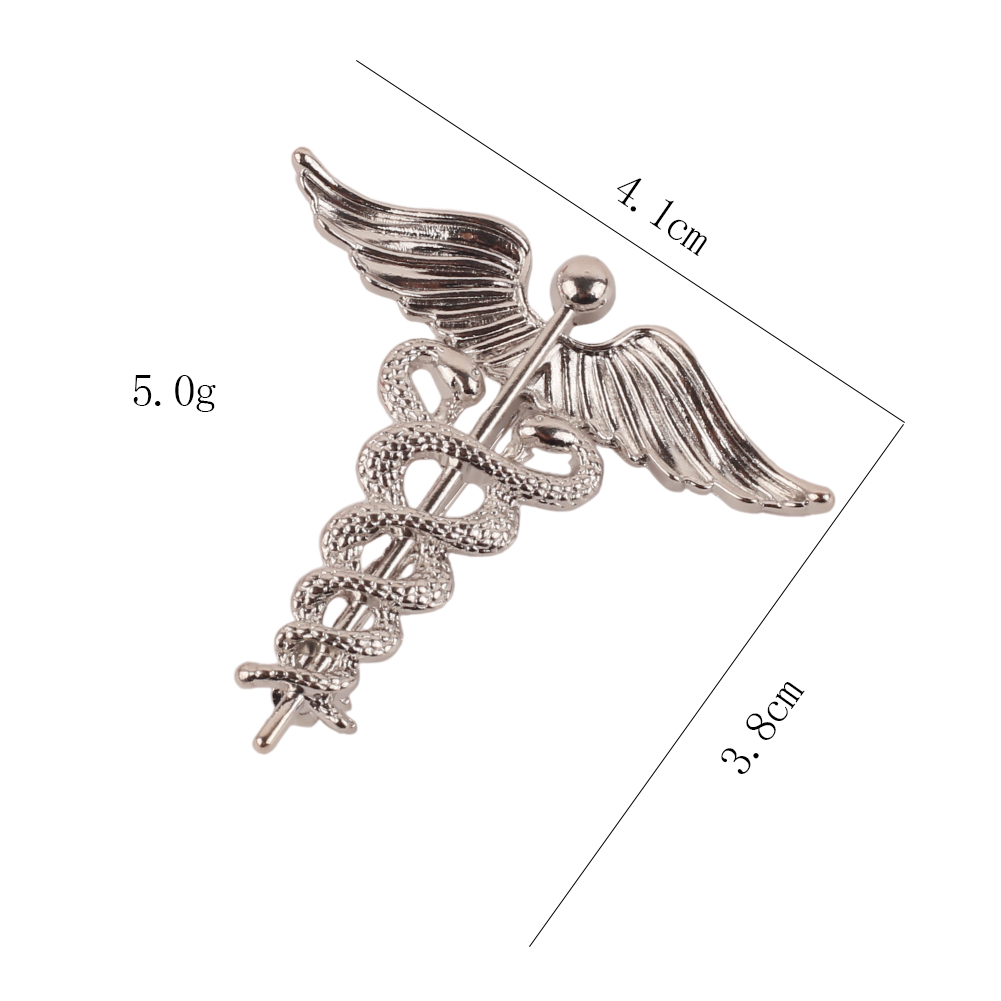 Medical Caduceus Brooch Snake  - Medical Wellness & Spa Werona recensie en prijs