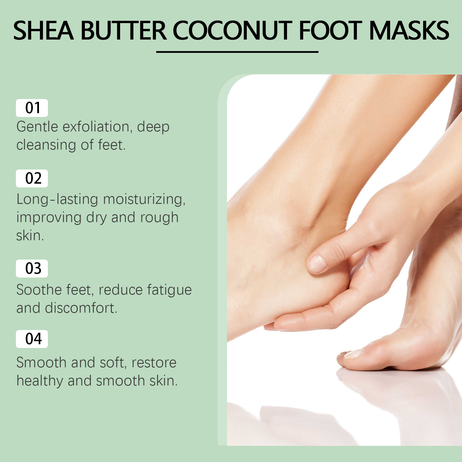 5PCS Coconut Foot Mask Peeling - Foot Mask Peeling recensie en prijs