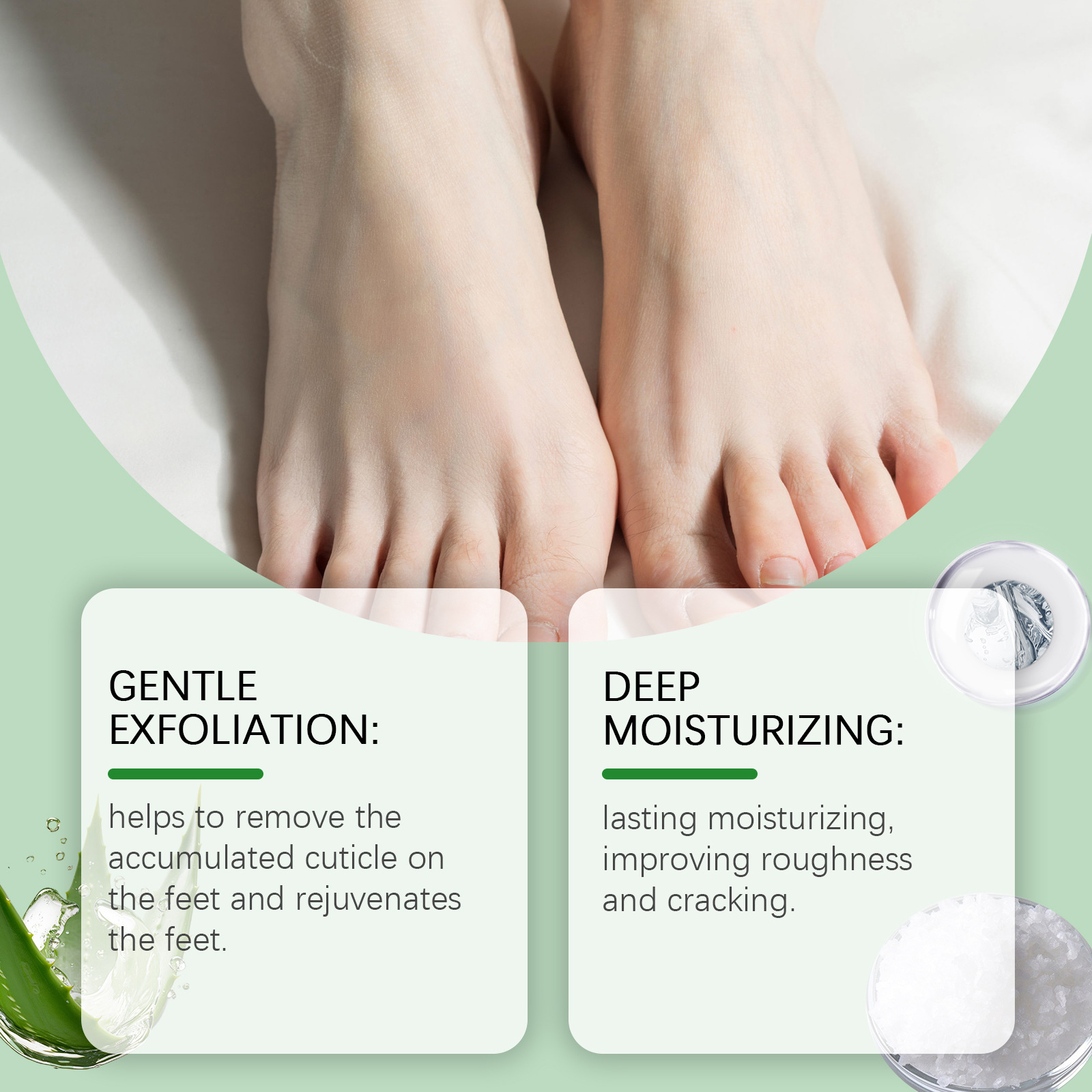 5PCS Coconut Foot Mask Peeling - Foot Mask Peeling recensie en prijs
